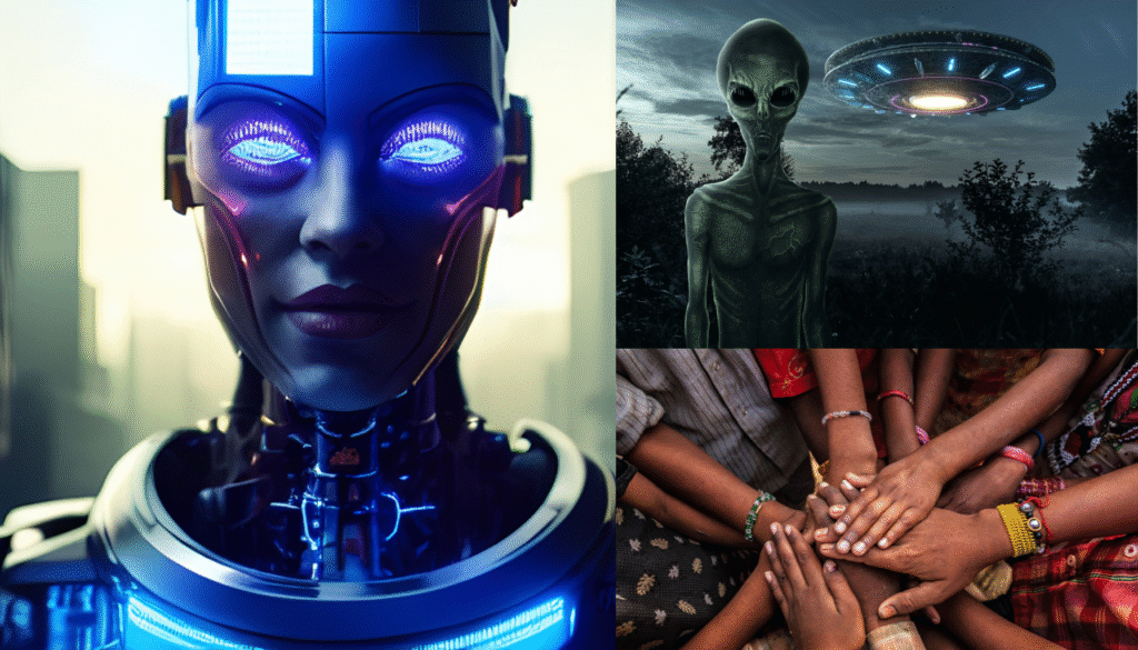 What If We Weren’t Alone? Contact with Aliens or AI Takeover—What That Reveals About Us